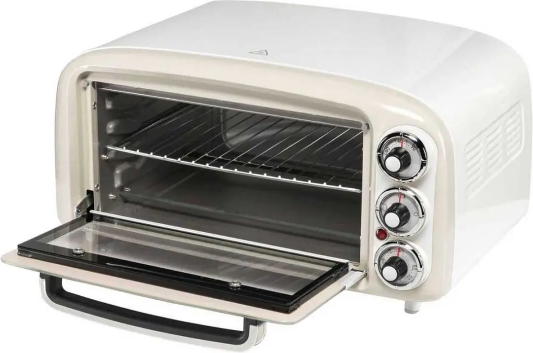 Ariete 979 Vintage Mini Oven - 18L - 1380W - Beige - afbeelding 2 van 6