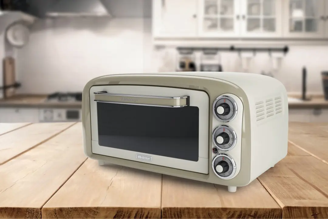Ariete 979 Vintage Mini Oven - 18L - 1380W - Beige - afbeelding 5 van 6