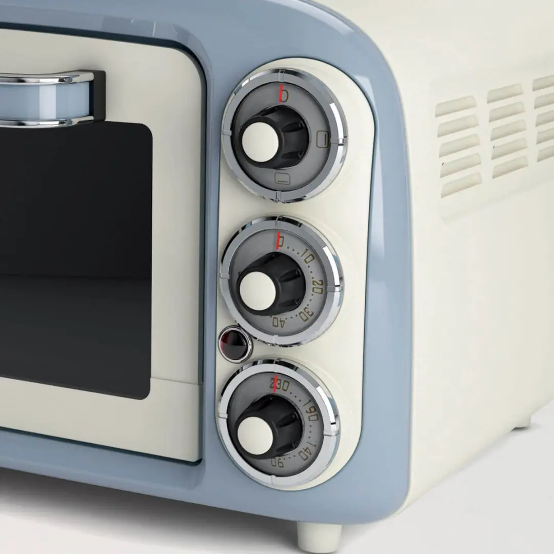 Ariete Vintage 0979/05 Mini Bakoven - 18L - Lichtblauw - afbeelding 3 van 5
