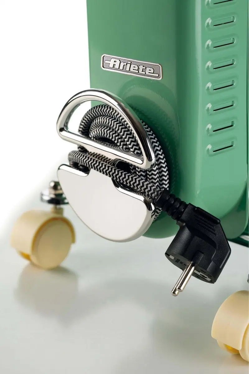 Ariete Vintage 0837/14 Olieradiator - 1500W - Mintgroen - afbeelding 4 van 5
