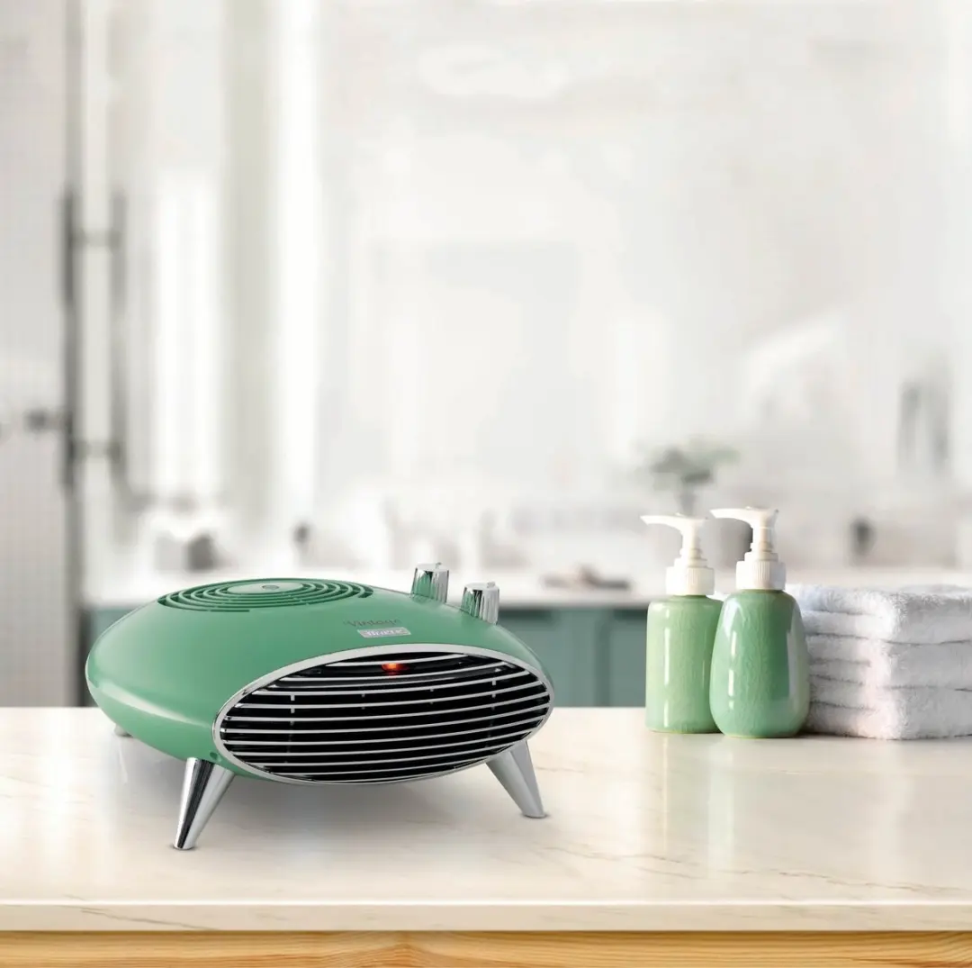 Ariete Vintage Ventilatorkachel 8211/04 - 2000W - Groen - afbeelding 3 van 5