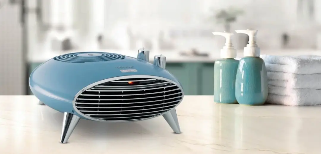 Ariete Vintage Ventilatorkachel 2000W - Lichtblauw - afbeelding 3 van 5