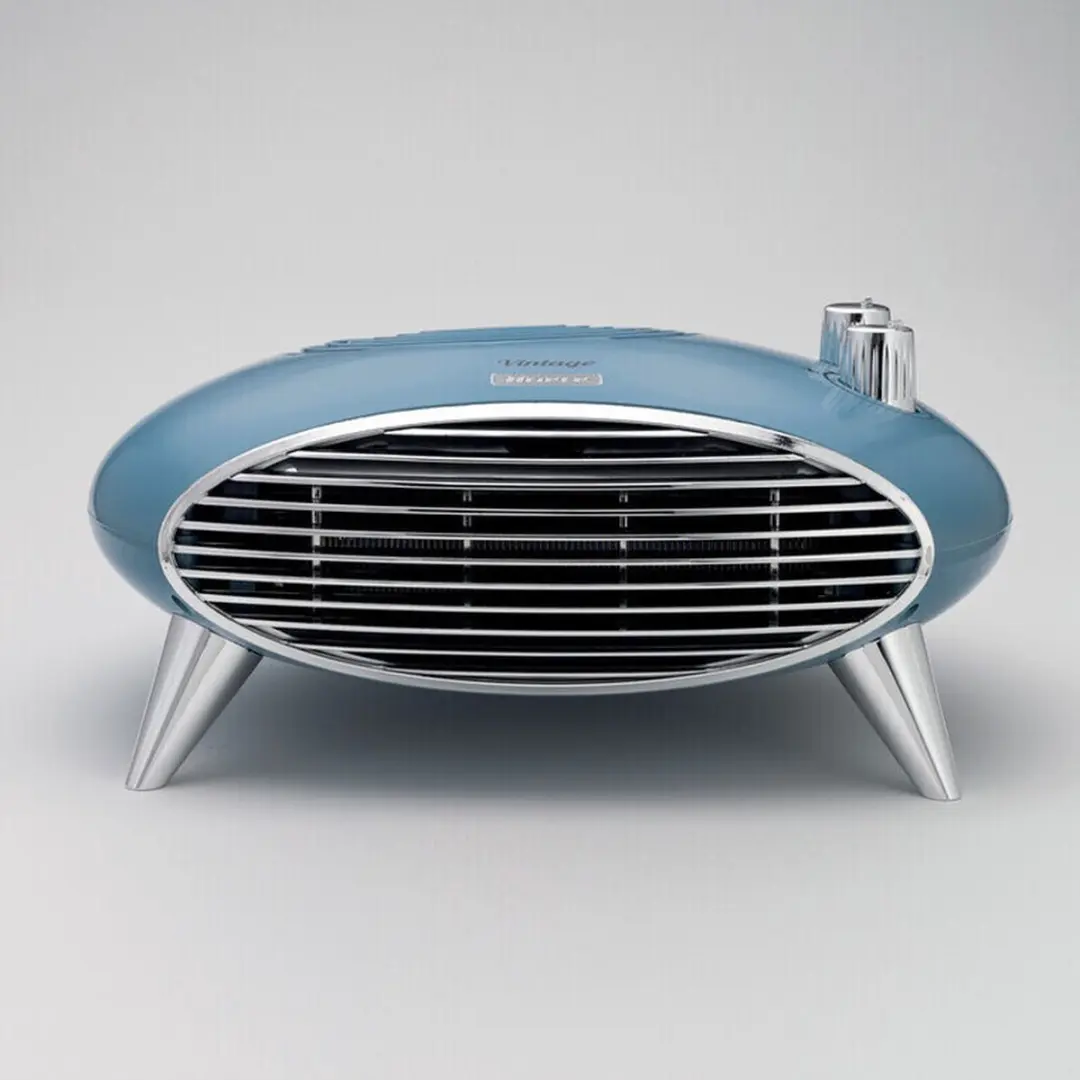 Ariete Vintage Ventilatorkachel 2000W - Lichtblauw - afbeelding 4 van 5