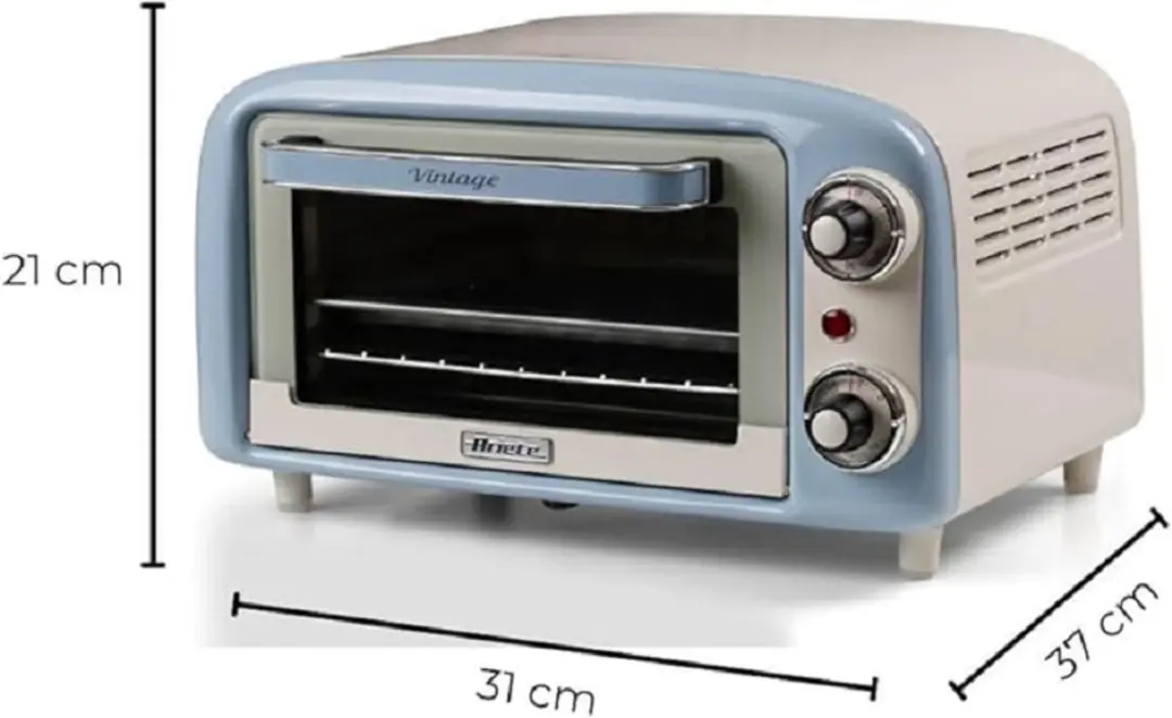 Ariete Vintage Mini-Oven 3919/05 - 10 liter - 800W - afbeelding 3 van 6