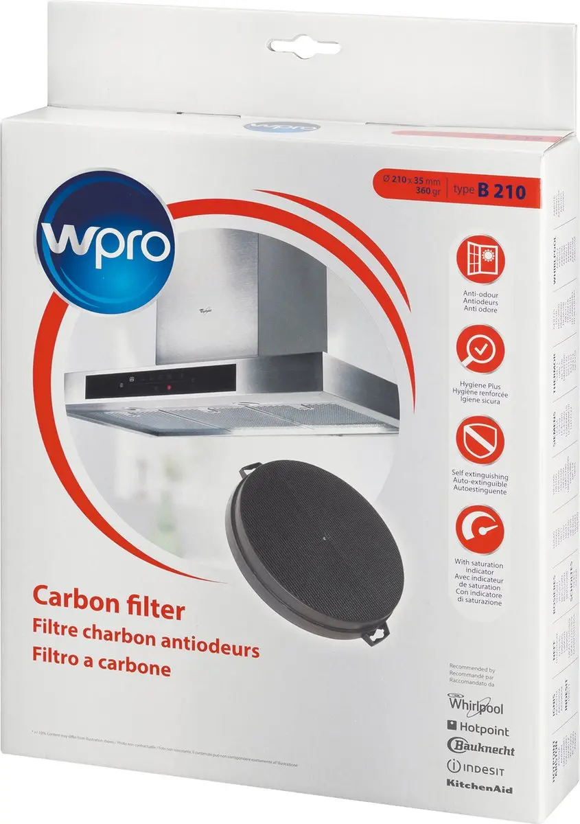 WPRO filter koolstof CHF210/1