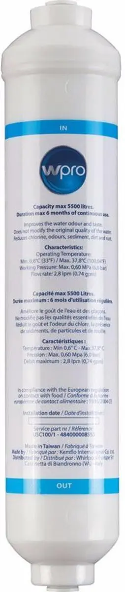 Amerikaanse koelkast waterfilter