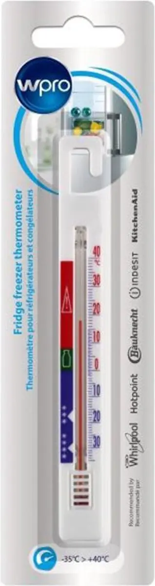 Wpro 484000008621 Koelkastthermometer - Wit - afbeelding 4 van 6