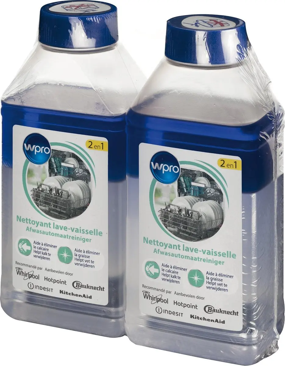 WPRO Vaatwasser Reiniger 2x250
