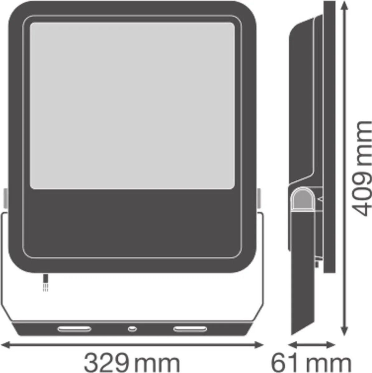 LEDVANCE Floodlight 167W 25.000lm 6500K IP66 - Zwart