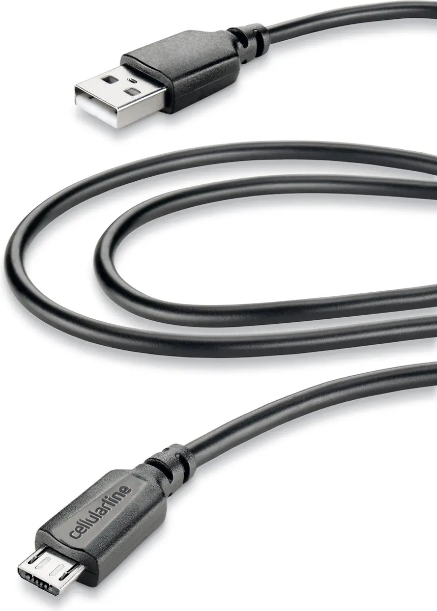 Cellularline Home USBDATACMICROUSB2M USB-kabel