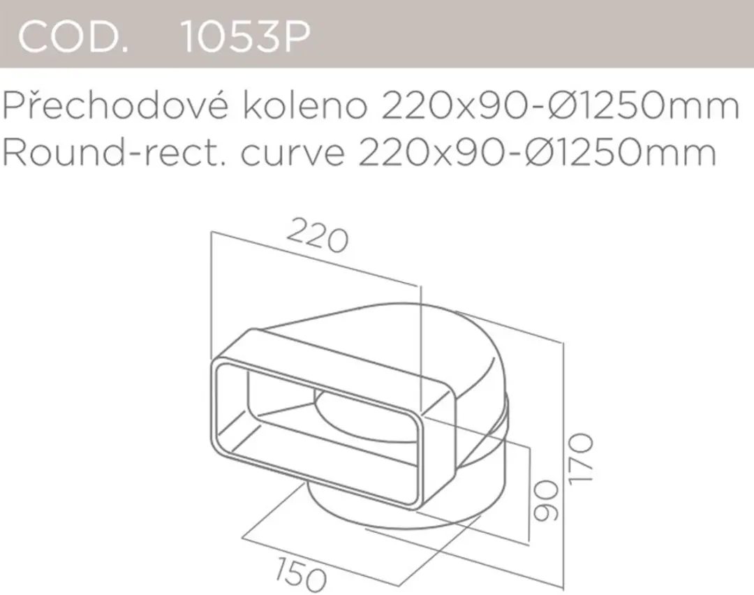 Elica 1053P Afzuigkap Montageset - Wit - afbeelding 2 van 2