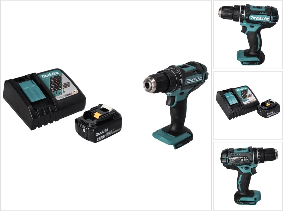 Makita DHP482RM1 Accu Klopboormachine 18V 62Nm