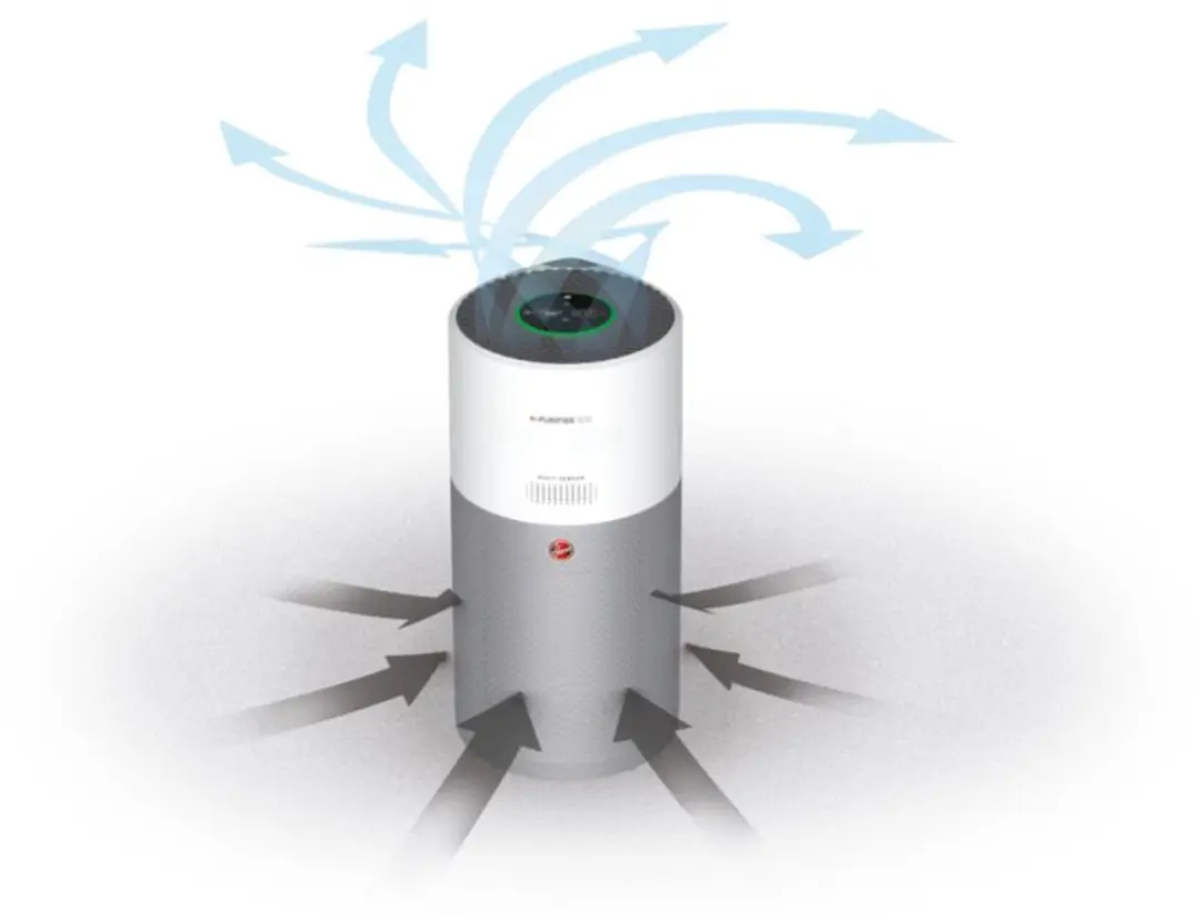 Hoover H-Purifier 500 HHP50CA 011 Luchtreiniger - Ivoor/Zilver - afbeelding 3 van 6