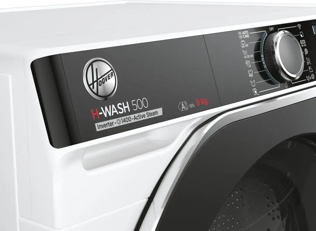 Hoover H-WASH 500 HWP 49AMBC7/1-S Wasmachine - 9 kg - Wit - afbeelding 3 van 6