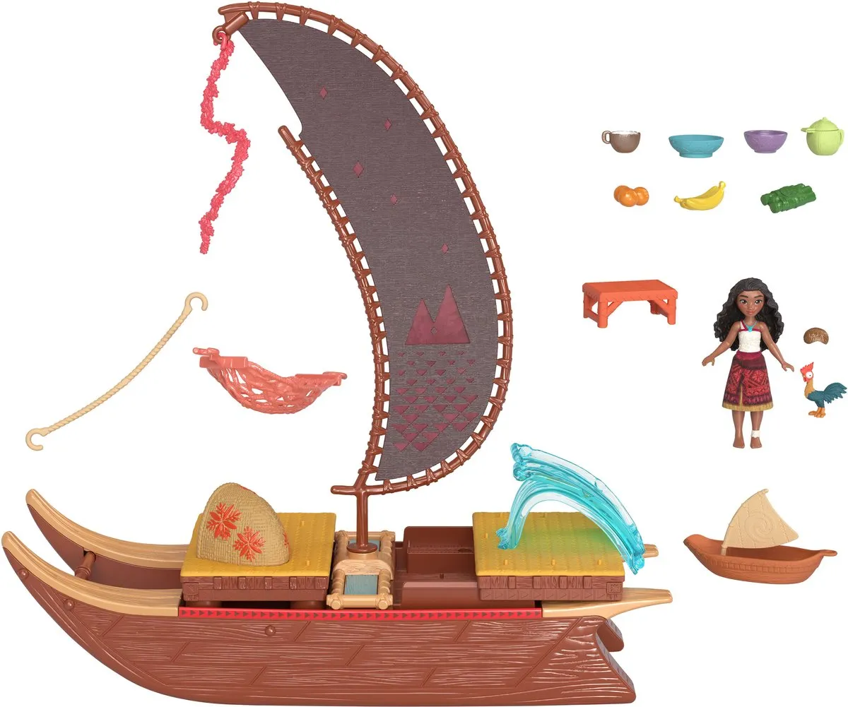 Mattel Moana 2 SD Transforming Boat - Multicolor