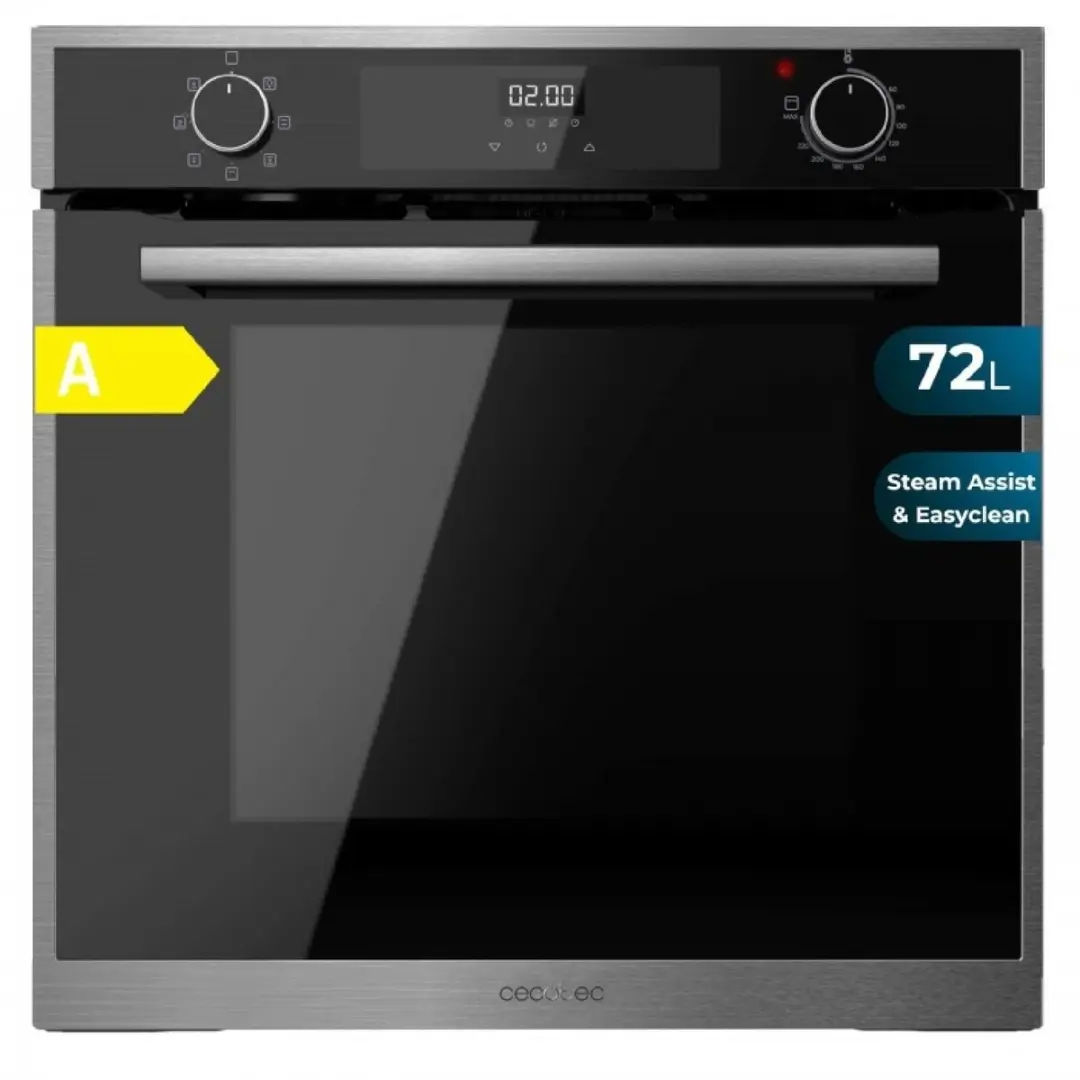 Cecotec Bolero Hexa M226000 Edge A, oven 60 cm, 2800 W, capaciteit 72 liter, 7 f