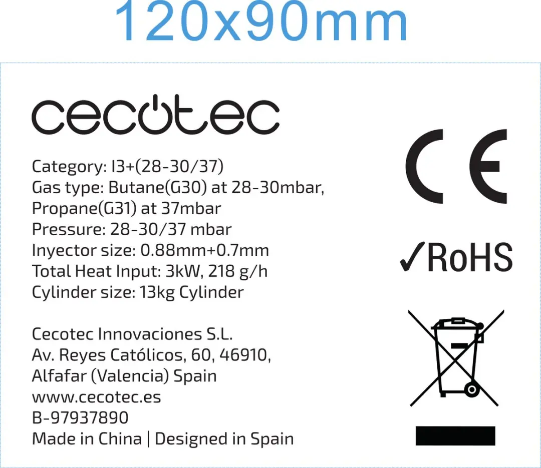 Cecotec ReadyWarm 10000 Top Ceramic 05313 Ventilatorkachel - Wit - afbeelding 2 van 6