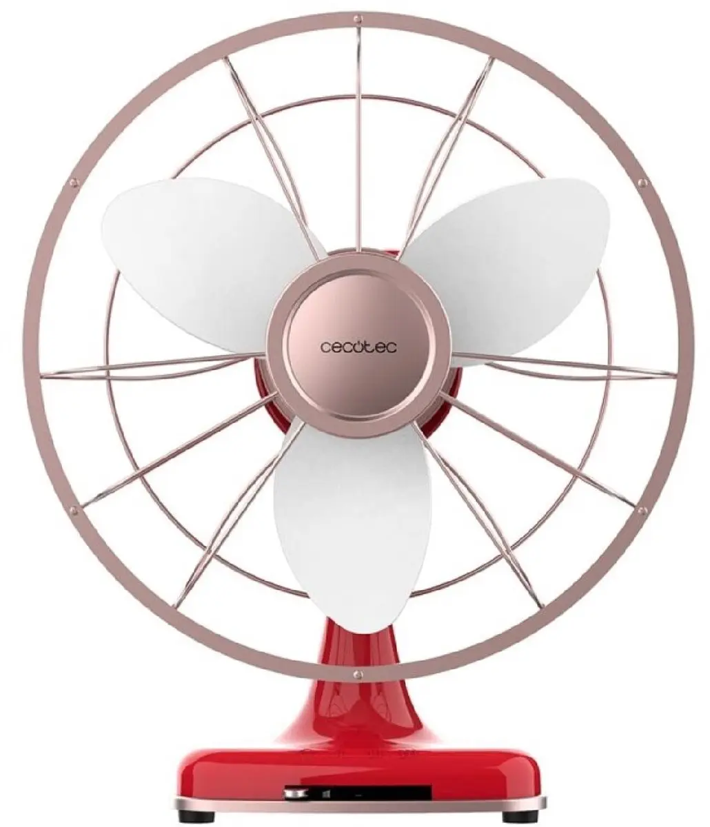 Tafelventilator Cecotec EnergySilence 1090 RetroDesk 40 W Rood