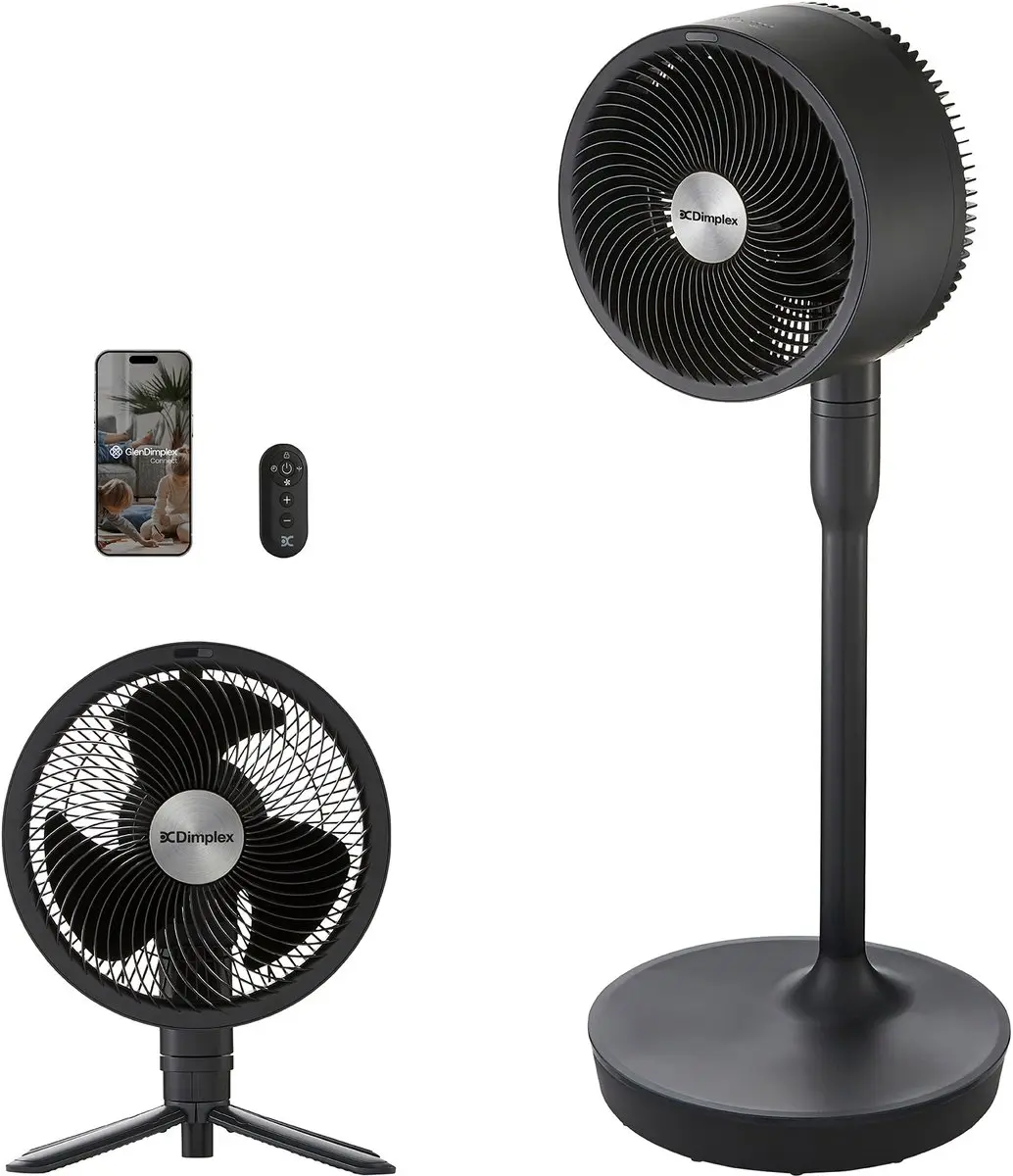 Dimplex DUOCOOL 2-in-1 Smart Draadloze Statiefventilator