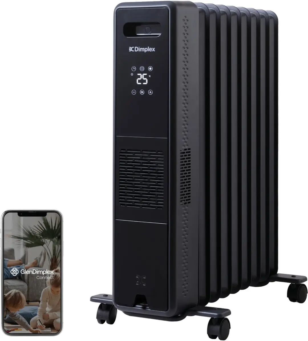 Dimplex ECO Edge Olievrije Elektrische Radiator 2400W
