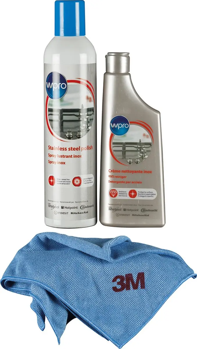 WPRO (RVS) Reinigingsset 3500008498