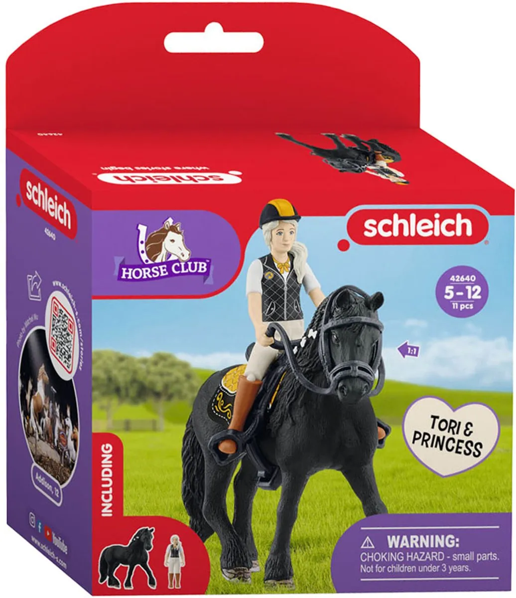 Schleich Horse Club Tori & Prinses 42640 - Meerkleurig
