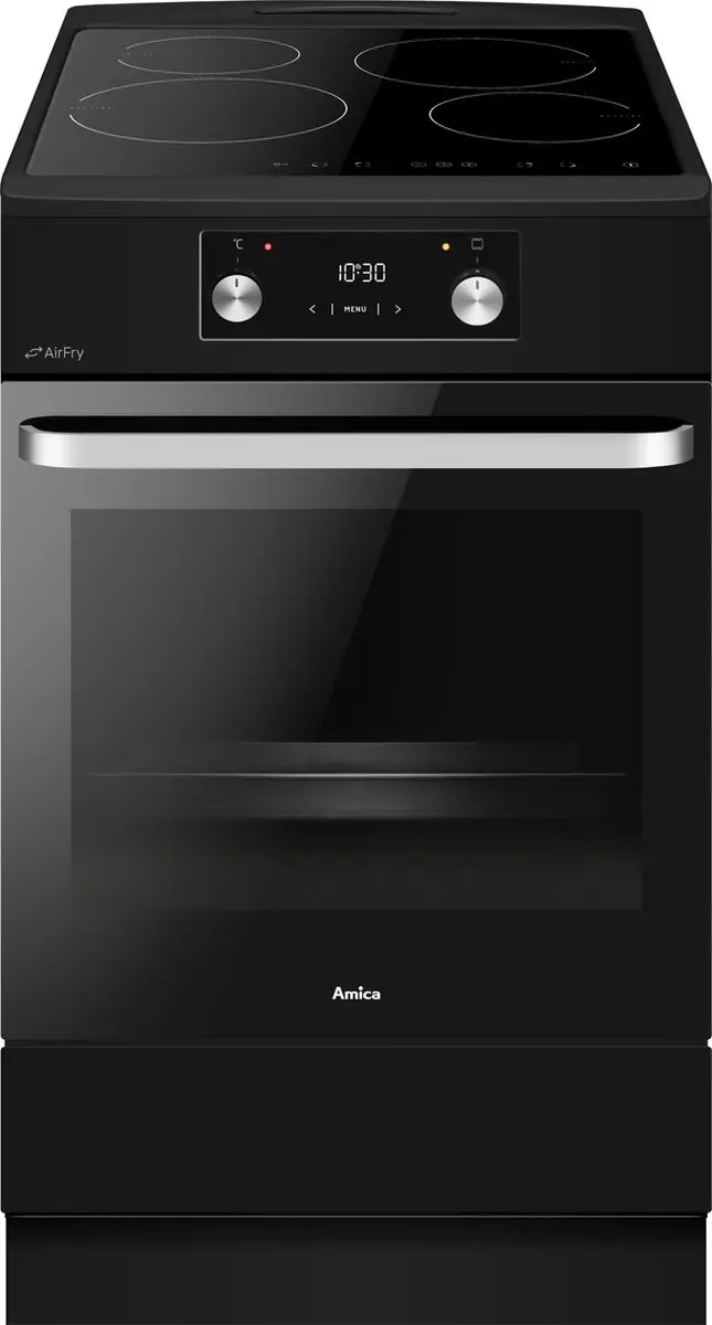 Amica ACI605RN Inductiefornuis 50 cm breed met aangesloten 3 Fase Perilexkabel