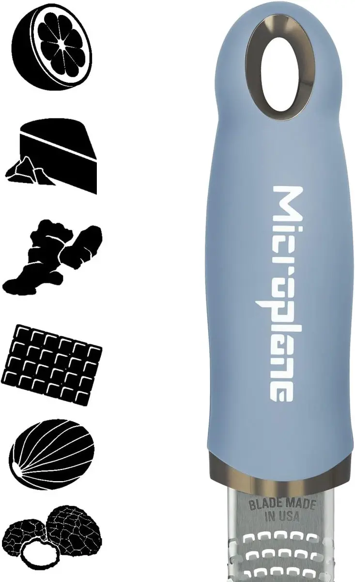 Microplane Premium Classic Rasp Zester - Sky Blue - afbeelding 2 van 6