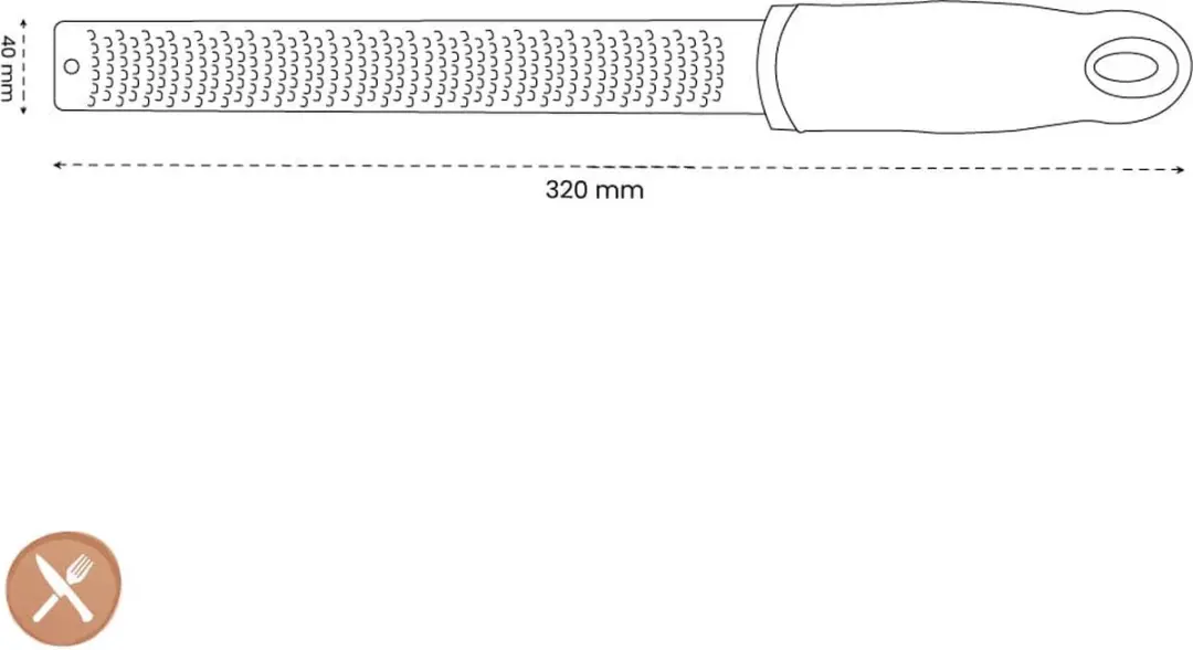 Microplane Premium Classic Rasp Zester - Cinnamon Orange - afbeelding 4 van 6
