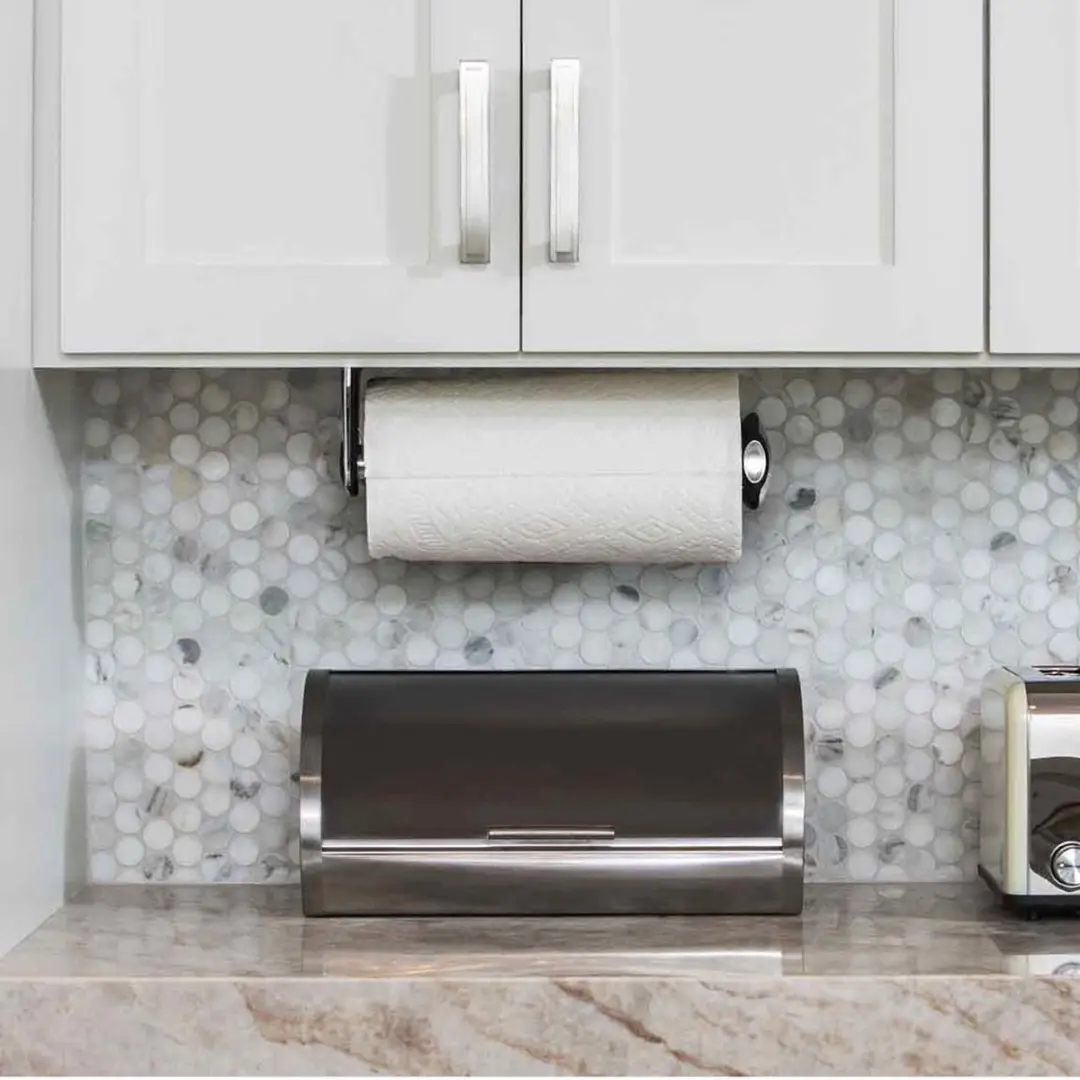 Simplehuman Keukenrolhouder Wandbevestiging - Zilver - afbeelding 5 van 6
