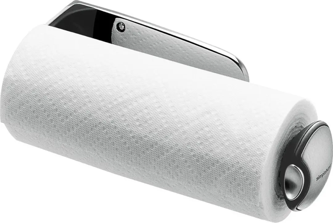 Simplehuman Keukenrolhouder Wandbevestiging - Zilver - afbeelding 4 van 6
