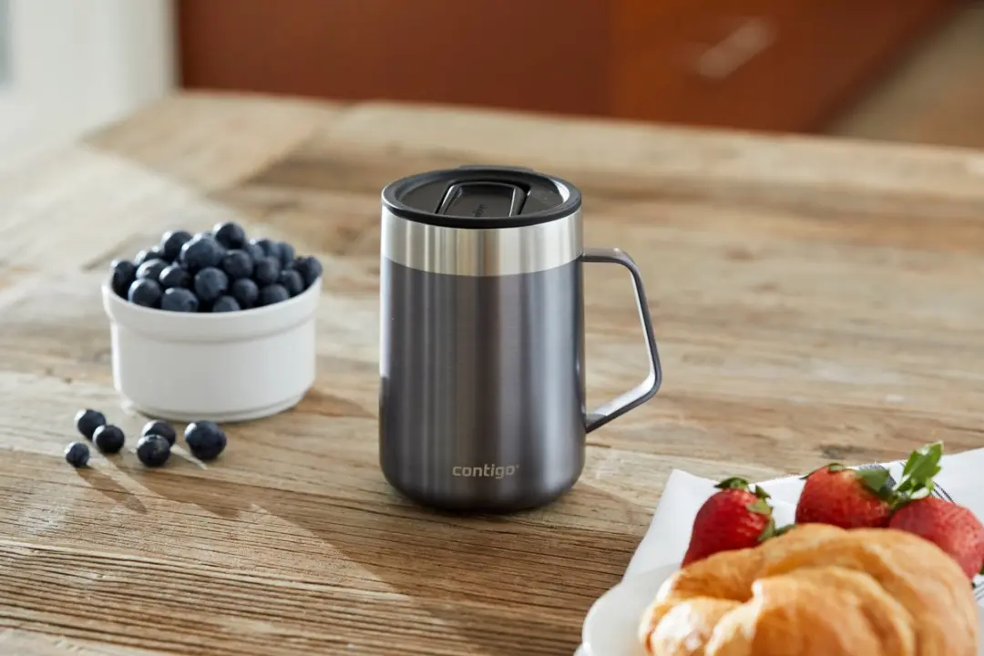 Contigo Streeterville Desk Mug Thermosbeker 410ml - Grijs - afbeelding 5 van 6