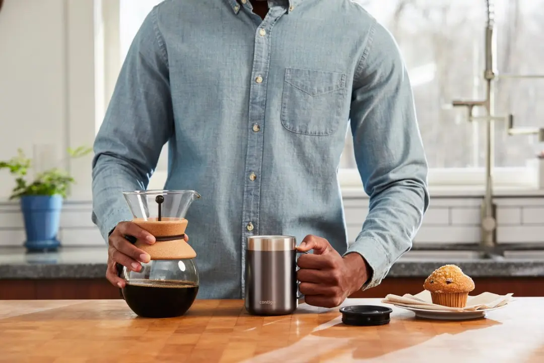 Contigo Streeterville Desk Mug Thermosbeker 410ml - Grijs - afbeelding 6 van 6