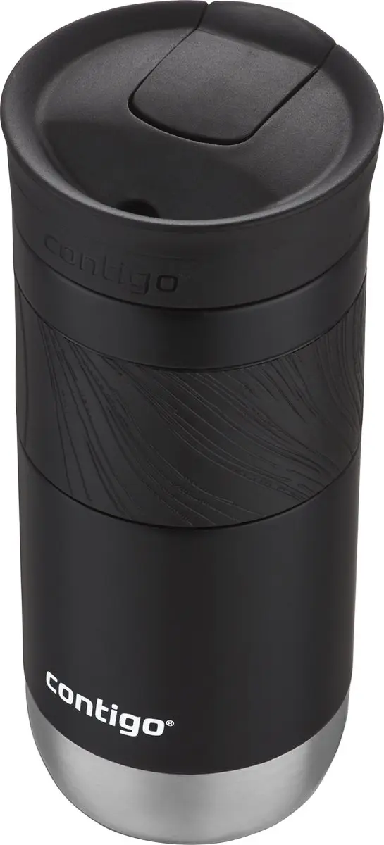 Contigo Byron Snapseal Thermosbeker 470ml - Licorice Black - afbeelding 2 van 6