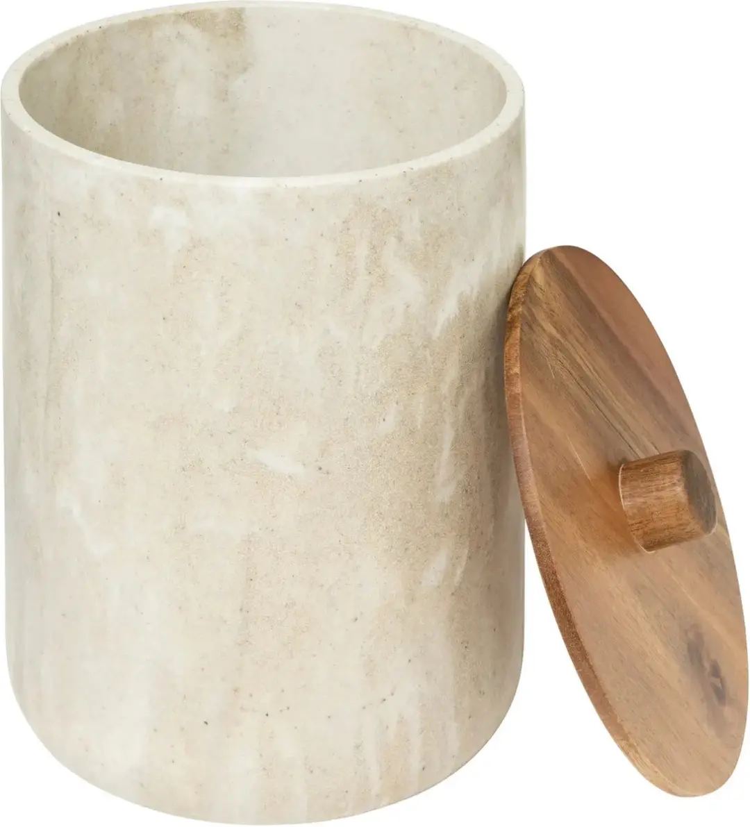 5Five Como Afvalemmer met Deksel 5L - Beige - afbeelding 2 van 3