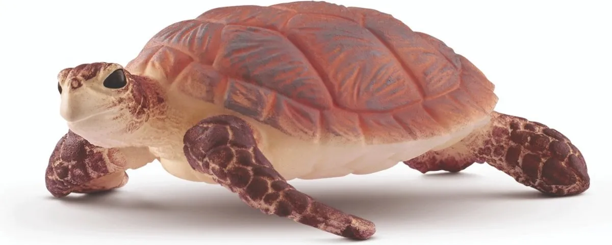 Schleich WILD LIFE Karetschildpad 14876 - Rood/Bruin - afbeelding 6 van 6