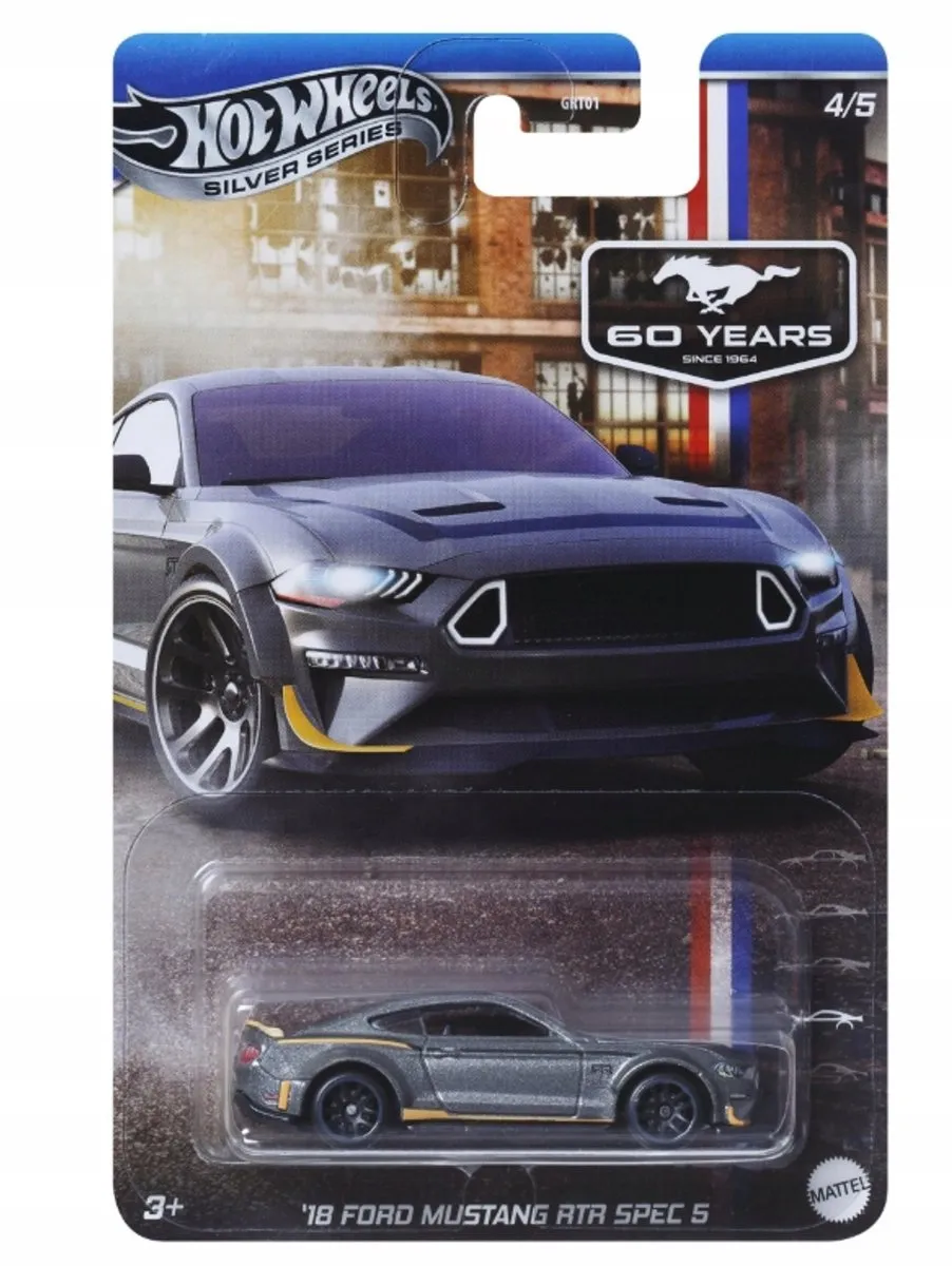 Hot Wheels 18 Ford Mustang RTR Spec 5