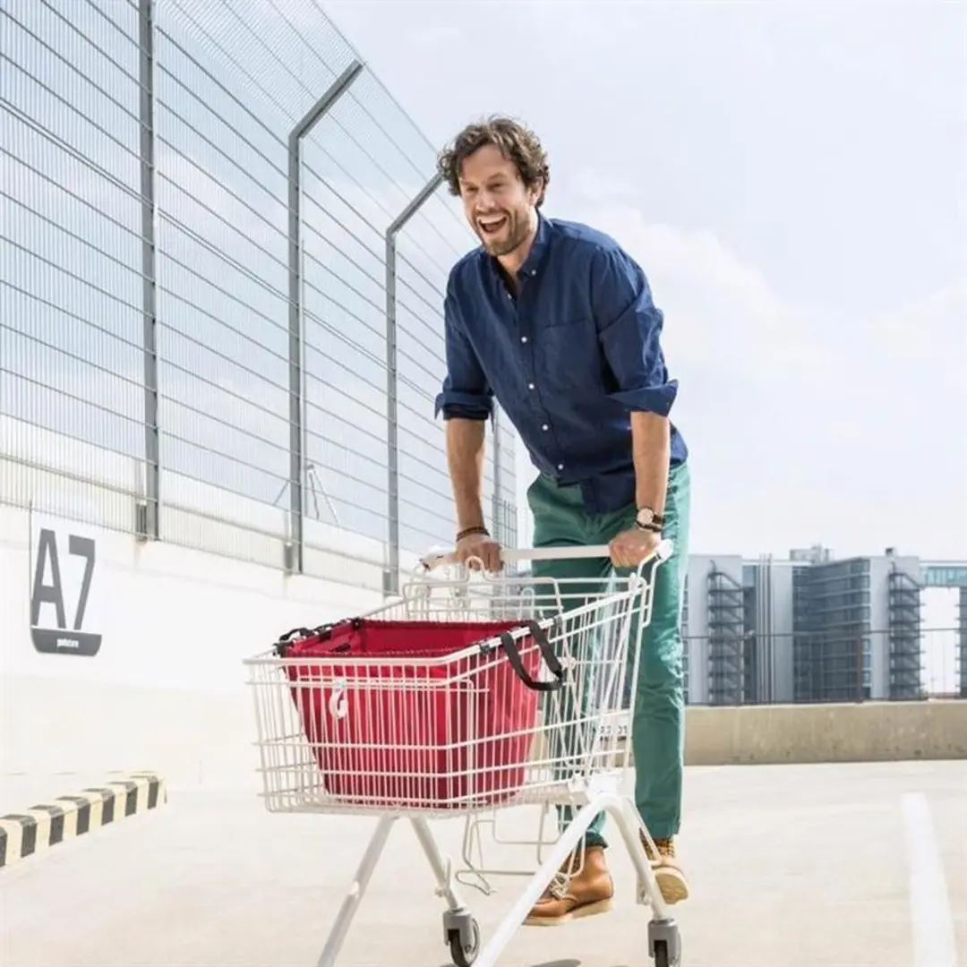 Reisenthel Easyshoppingbag Boodschappentas 30L - Zwart - afbeelding 2 van 6