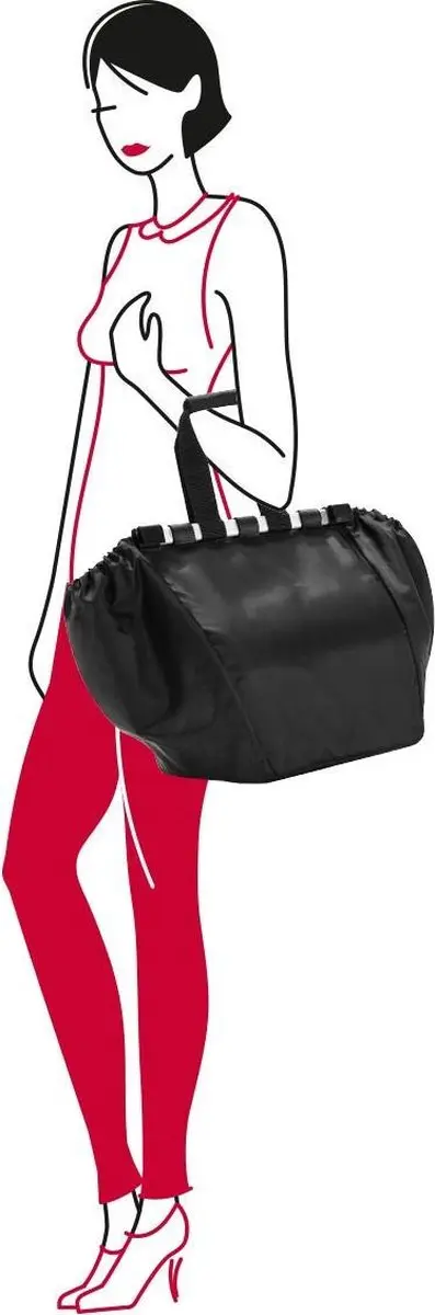 Reisenthel Easyshoppingbag Boodschappentas 30L - Zwart - afbeelding 5 van 6