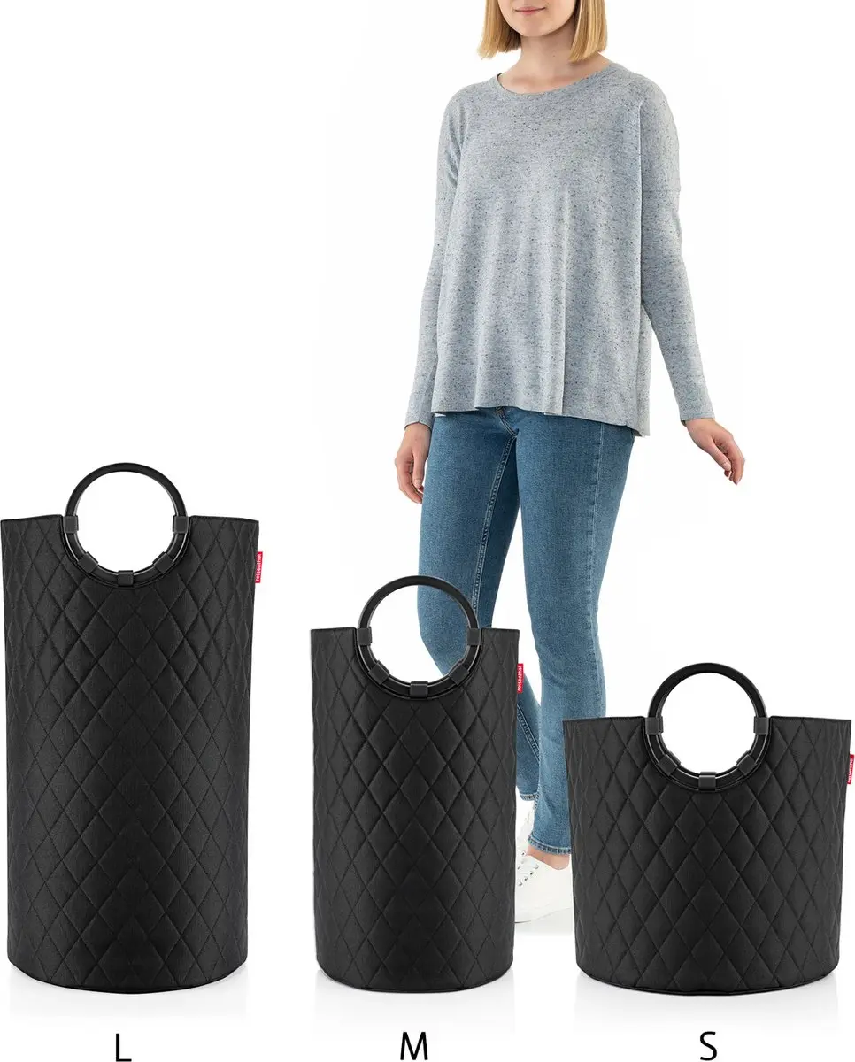 Reisenthel Wasmand Rhombus 30L - Zwart - afbeelding 2 van 6
