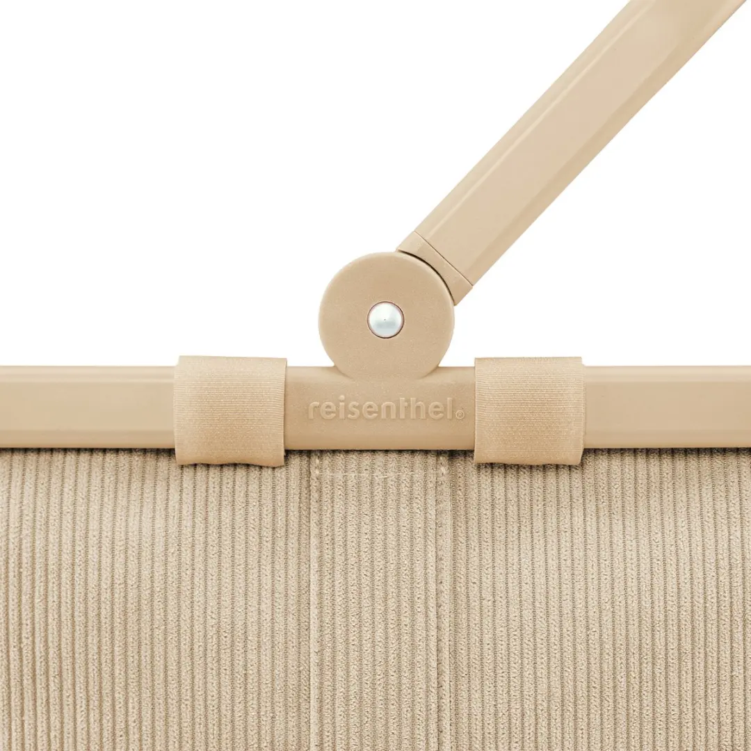 Reisenthel Carrybag Boodschappenmand 22L - Frame Cord Sand Beige - afbeelding 2 van 6