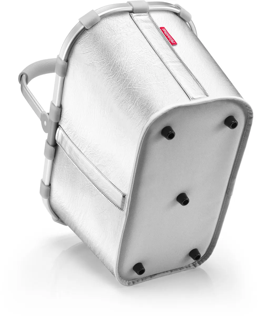 Reisenthel Carrybag Boodschappenmand - 22L - Silver Crackle - afbeelding 2 van 6