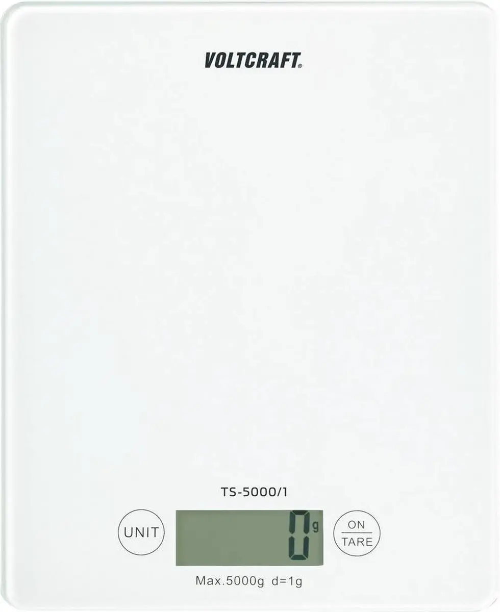 Voltcraft TS-5000/1 Brievenweegschaal - 5 kg - Wit - afbeelding 2 van 3