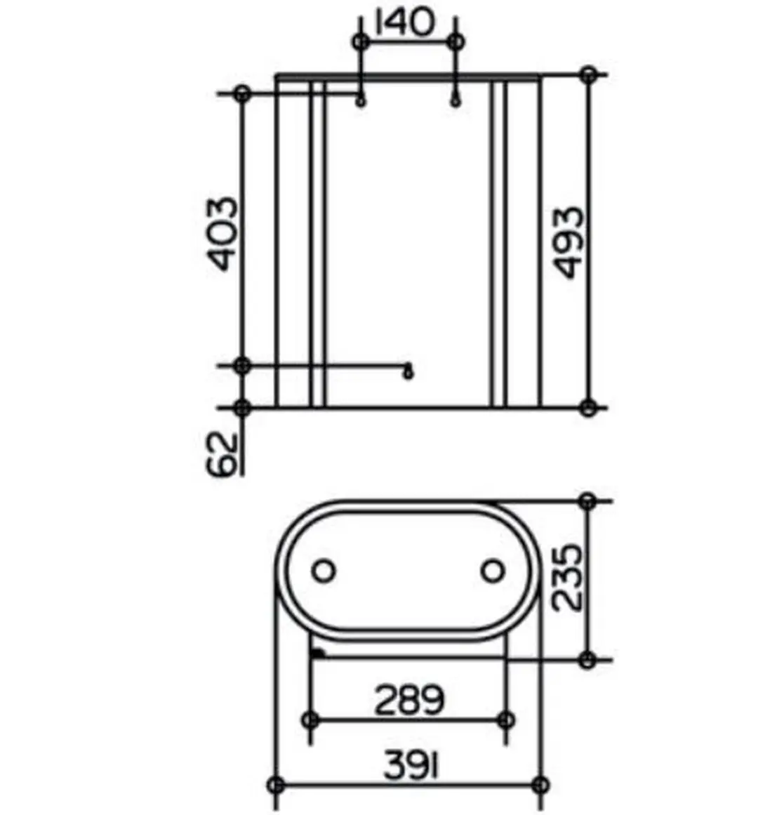 Keuco PLAN Afvalbak 30L - RVS - Chroom - afbeelding 3 van 4
