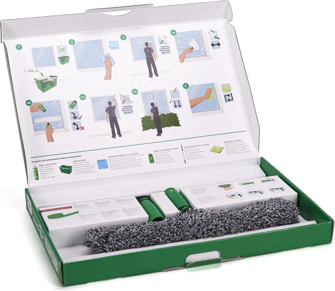 Unger AK011A ErgoTec Raamwisser Startset - Groen - afbeelding 4 van 6
