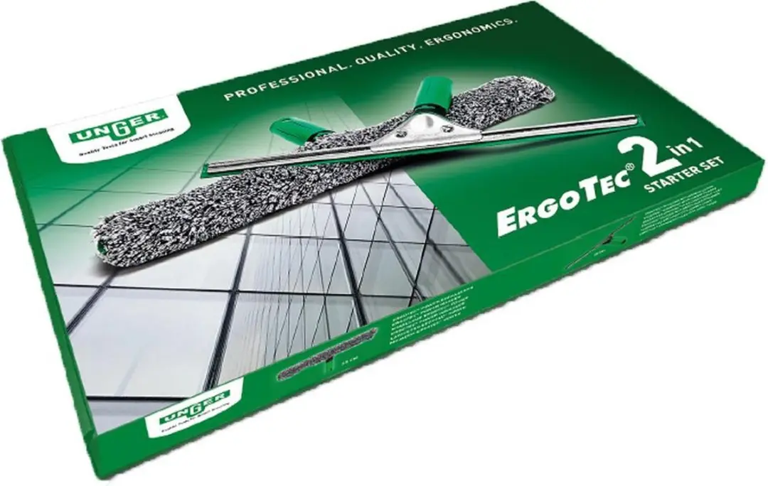 Unger AK011A ErgoTec Raamwisser Startset - Groen - afbeelding 5 van 6