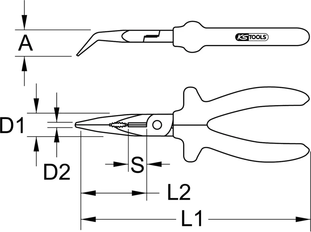 KS Tools Combinatietang 230mm 117.1767