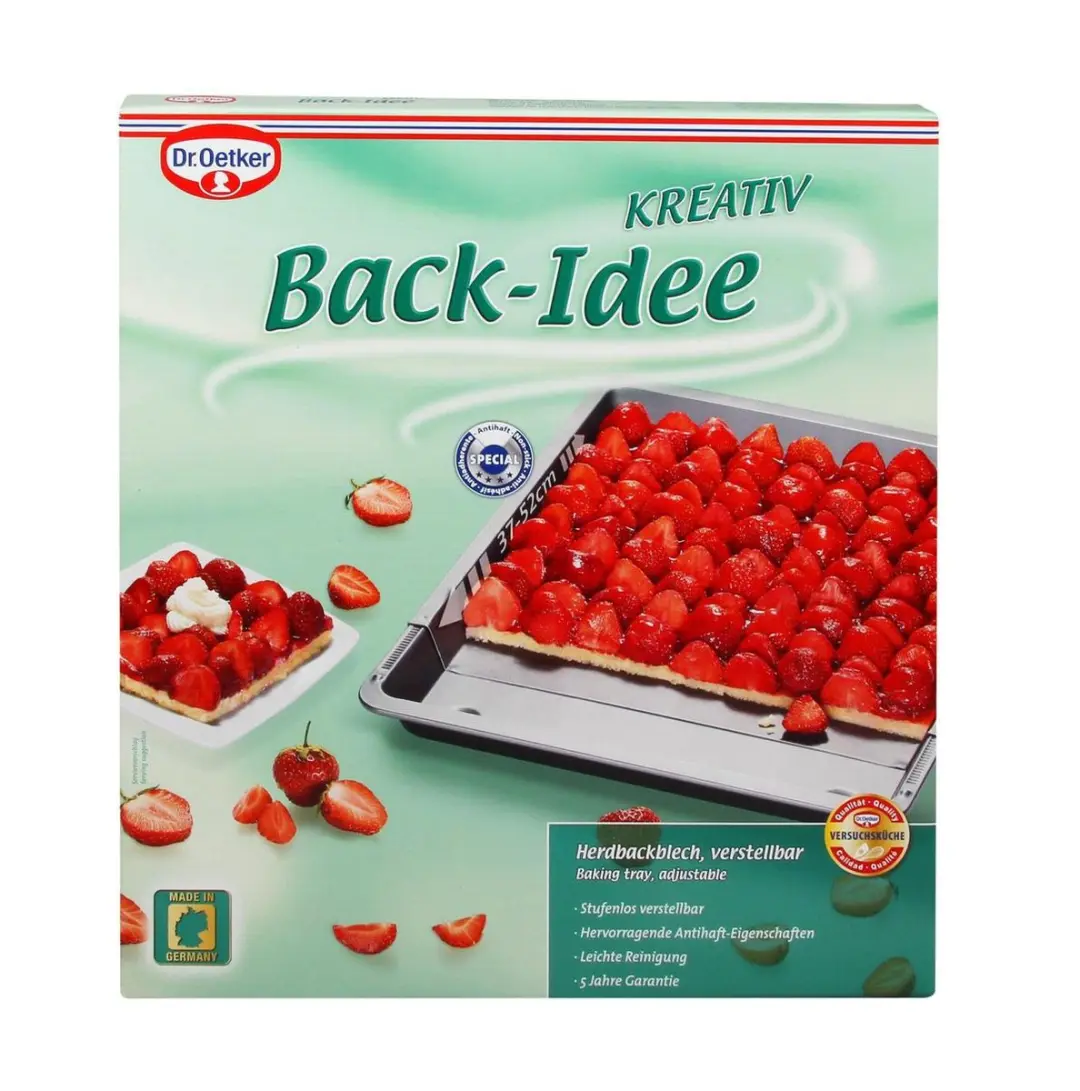 Dr. Oetker 1224 Bakplaat Rechthoekig - Zwart - afbeelding 2 van 3