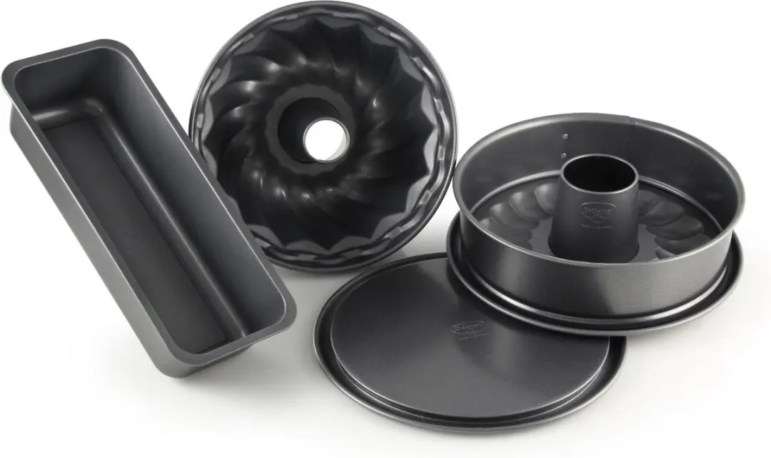 Dr. Oetker Bakvorm set Baking Harmony, 4 stuks . zwart