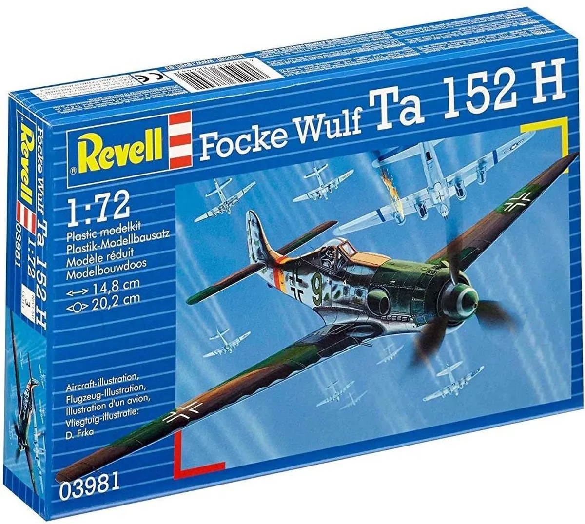 Revell 03981 Focke Wulf Ta 152 H Modelbouwpakket - 1:72 - Multi